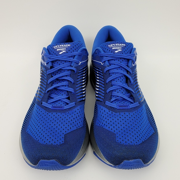 Brooks Levitate Running Shoes Mens 14 Medium Blue Silver - Picture 3 of 9
